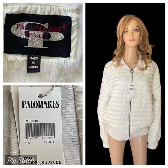New! Palomares sports ivory jacket size 2X - Picture 1 of 15